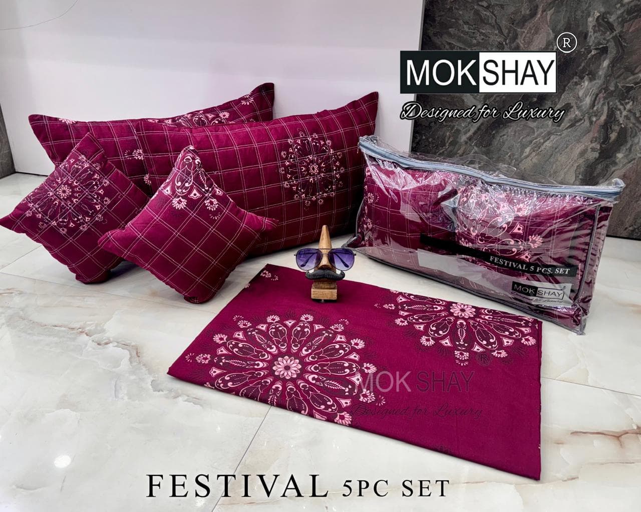 Handmade Patchwork Cotton Bedsheet